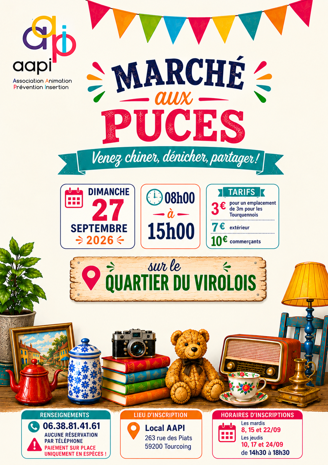 Marché aux Puces du Virolois !