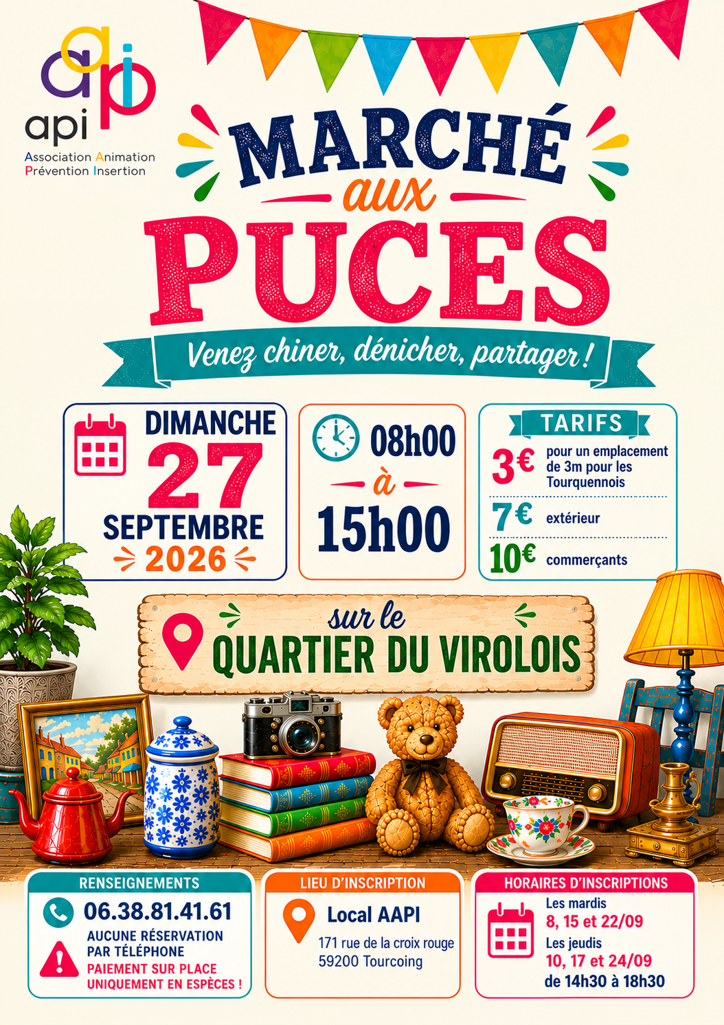 Marché aux Puces du Virolois !